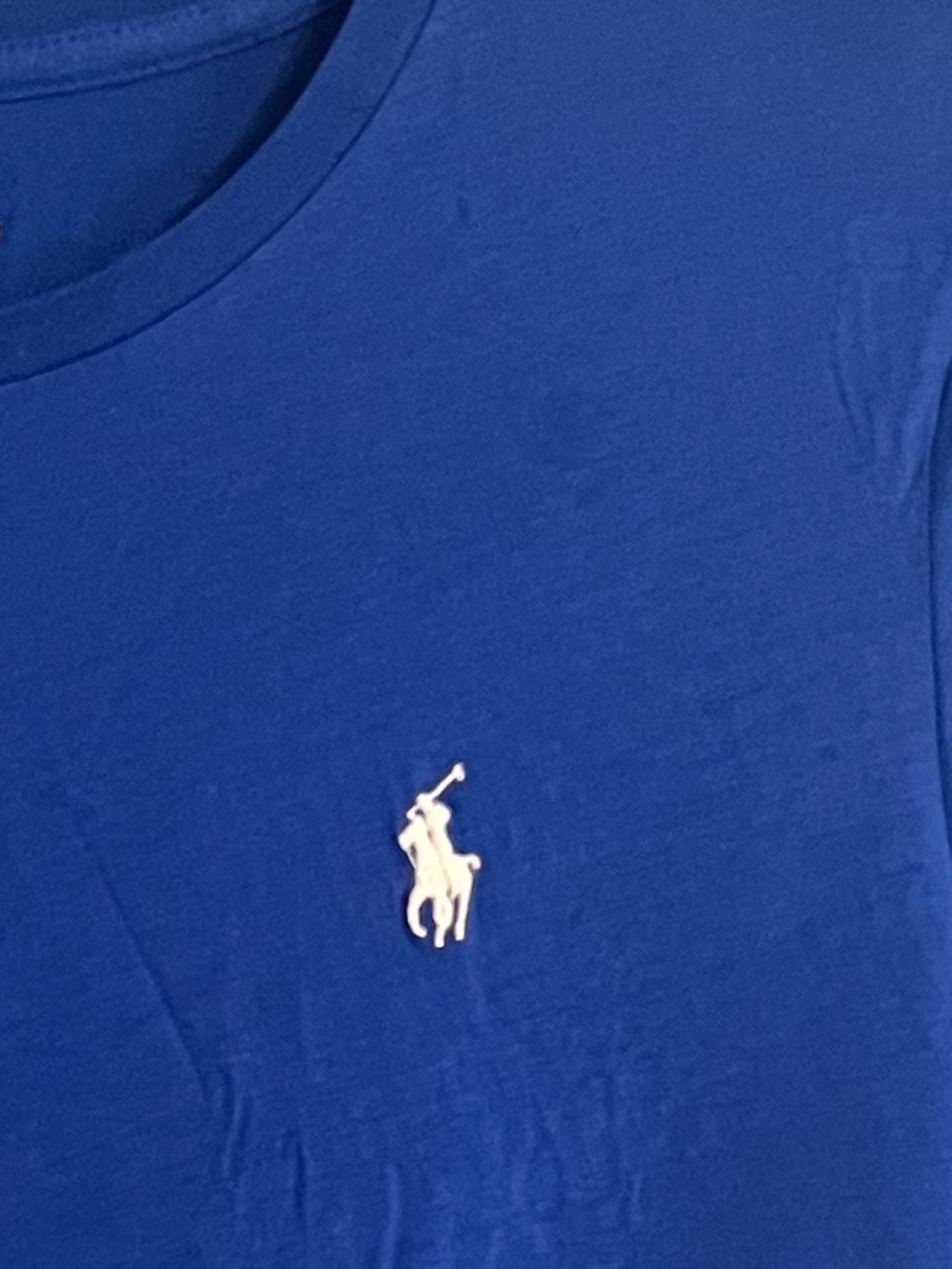 POLO Ralph Lauren Royal Blue Cotton T-Shirt Dress Sz Medium women NWT 🏷️ - Picture 5 of 11